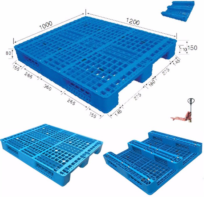 heavy duty reversable cheap nestable perforated large plastic pallet price