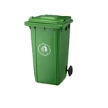 240L HDPE Plastik Mobil Çöp Kovaları
